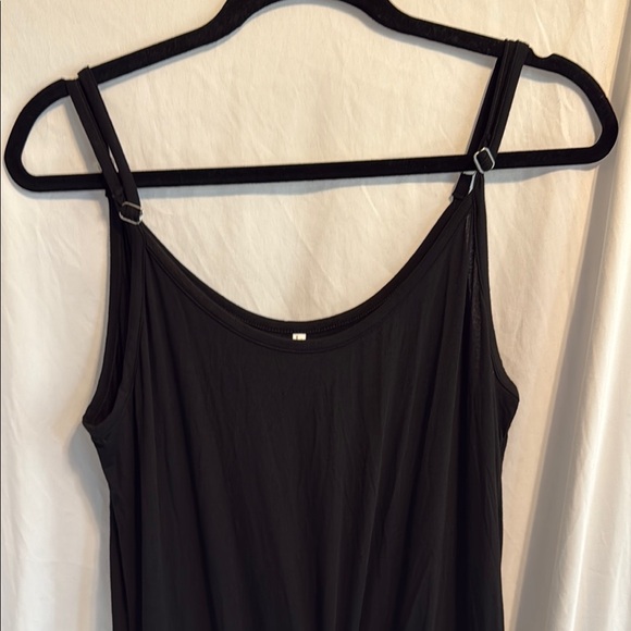 Black Wide-Leg Spaghetti Strap Jumpsuit – Size L – NWOT - Picture 5 of 8